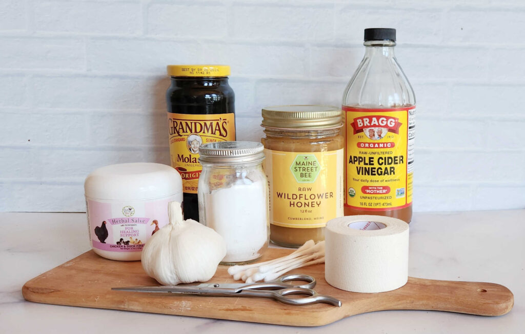 Botiquín de primeros auxilios para aves de corral: Lo que no puede faltar en tu granja